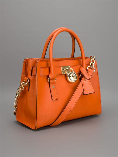 michael kors tote bag orange